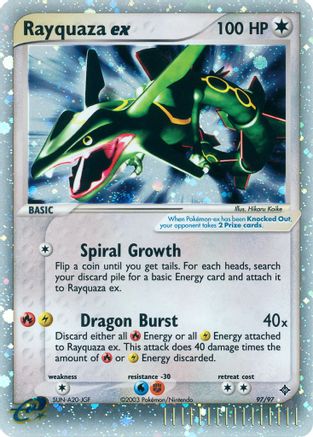 Rayquaza ex/97 - [Dragon] Holofoil