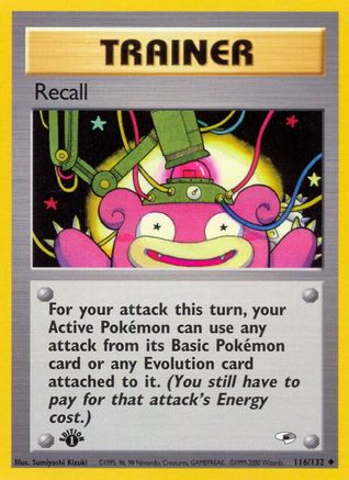 Recall 116/132 - [Gym Heroes] 1st Edition