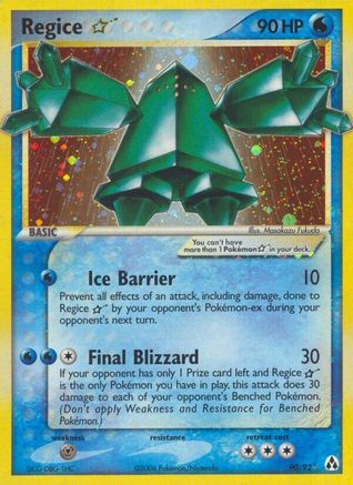 Regice Star/92 - [Legend Maker] Holofoil
