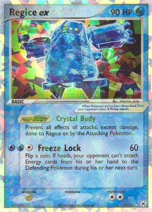 Regice ex/101 - [Hidden Legends] Holofoil