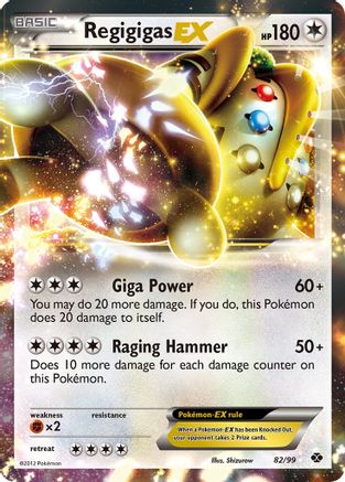 Regigigas EX (82/99) [Noir et blanc : prochains destins] 