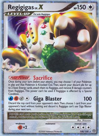 Regigigas LV.X/100 - [Stormfront] Holofoil