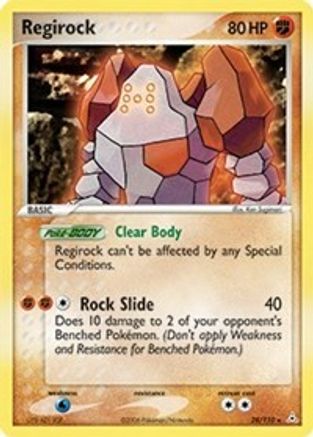Regirock (28/110) (Estampillé) [EX : Fantômes Holon] 