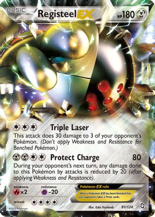 Registeel EX (81/124) [Noir et Blanc : Dragons Exaltés] 