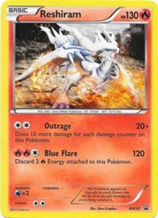 Reshiram - BW23/101 - [Black and White Promos] Holofoil