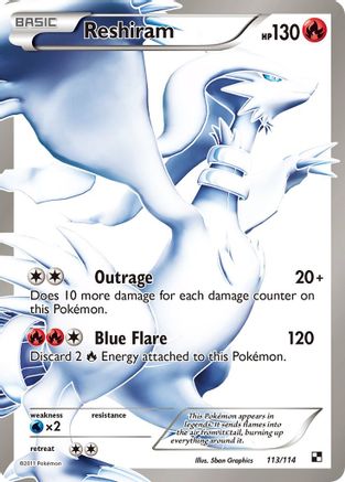 Reshiram (113/114) [Noir et blanc : ensemble de base] 