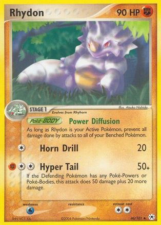 Rhydon (46/101) [EX : Légendes cachées] 