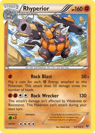 Rhyperior (62/146) [XY : ensemble de base] 