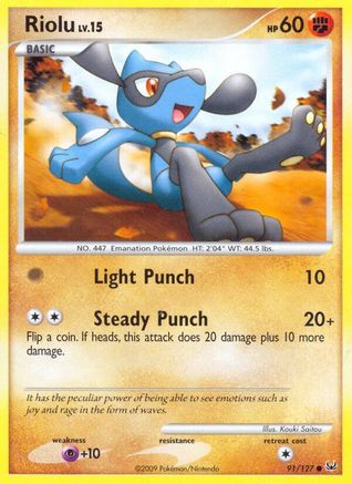 Riolu 91/127 - [Platinum]