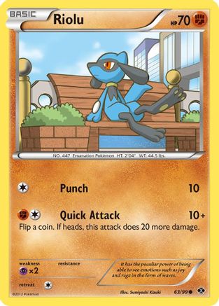 Riolu (63/99) [Noir et blanc : prochains destins] 