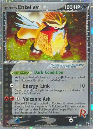 Ex Entei de Rocket (97/109) [EX : le retour de la Team Rocket] 