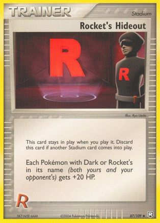 Rocket's Hideout 87/109 - [Team Rocket Returns] Reverse Holofoil
