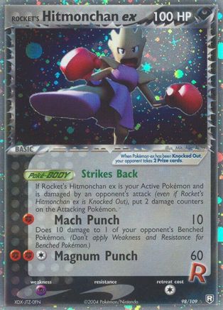 Rocket's Hitmonchan ex 98/109 - [Team Rocket Returns] Holofoil
