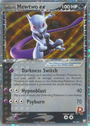 Rocket's Mewtwo ex 99/109 - [Team Rocket Returns] Holofoil