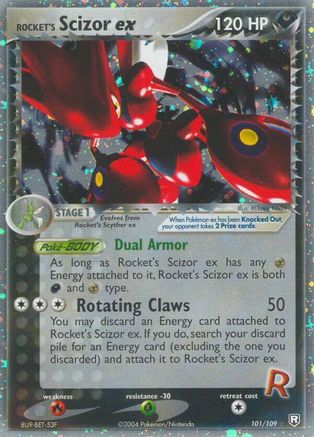 Rocket's Scizor ex 101/109 - [Team Rocket Returns] Holofoil