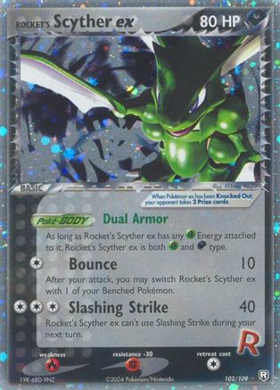 Rocket's Scyther ex (102/109) [EX : Team Rocket Returns] 