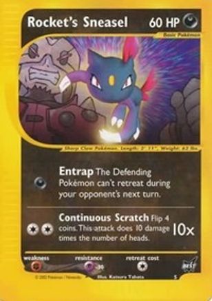 Rocket's Sneasel (5) [Best of Promos]