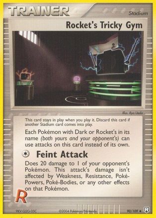 Rocket's Tricky Gym (90/109) (Estampillé) [EX : Team Rocket Returns] 