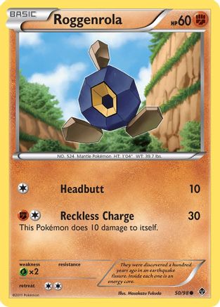 Roggenrola (50/98) [Black & White: Emerging Powers]