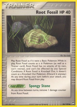 Root Fossil/108 - [Power Keepers] Reverse Holofoil