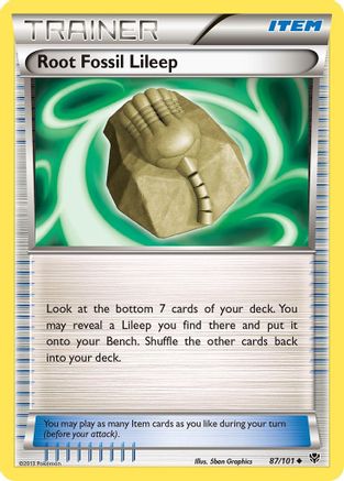 Root Fossil Lileep/101 - [Plasma Blast]