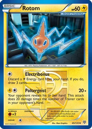 Rotom (Team Plasma) 49/135 - [Plasma Storm]