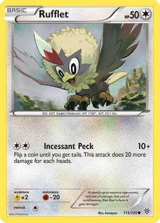 Rufflet (115/135) [Noir et Blanc : Tempête Plasma] 