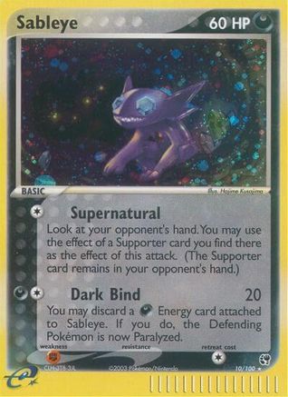 Sableye 10/100 - [Sandstorm] Holofoil