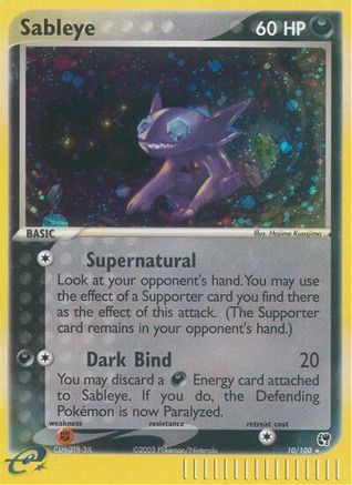 Sableye (10/100) [EX : Tempête de sable] 