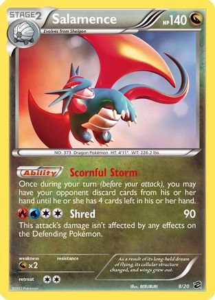 Salamence 8/20 - [Dragon Vault] Holofoil