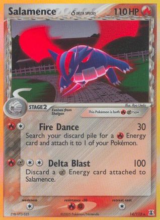 Salamence (14/113) (Espèce Delta) [EX : Espèce Delta] 