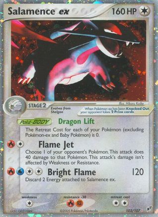 Salamence ex/107 - [Deoxys] Holofoil