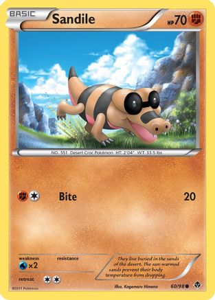 Sandile (60/98) [Noir et blanc : puissances émergentes] 