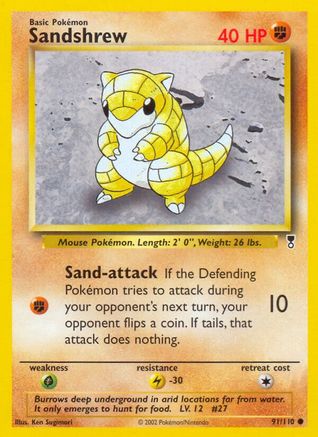 Sandshrew 91/110 - [Legendary Collection]
