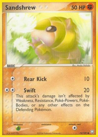 Sandshrew 74/109 - [Team Rocket Returns] Reverse Holofoil