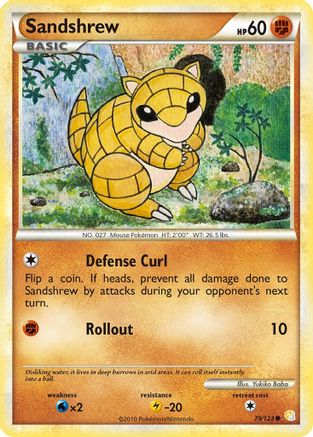 Sandshrew 79/123 - [HeartGold SoulSilver]