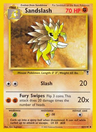 Sandslash (62/110) [Collection Légendaire] 