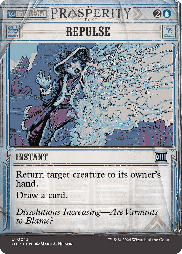 Repulse (OTP-013) - [Breaking News]: (Showcase) (Borderless) Foil
