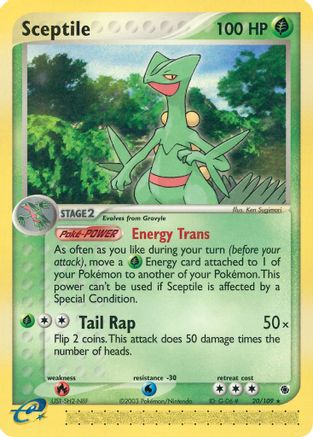 Sceptile - 20/109/109 - [Ruby and Sapphire]