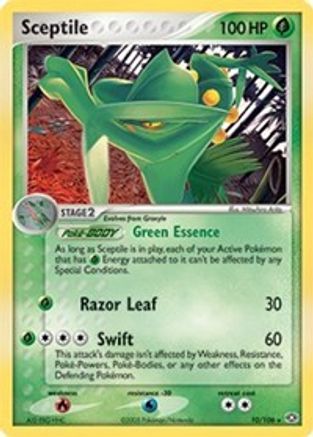 Sceptile (10/106) (Thème Deck exclusif) [EX : Émeraude] 