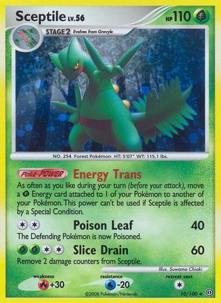 Sceptile (10/100) [Diamant &amp; Perle : Stormfront] 