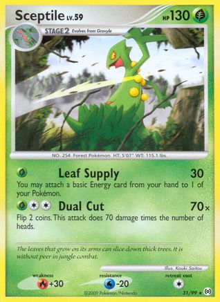 Sceptile (31/99) [Platine : Arceus] 