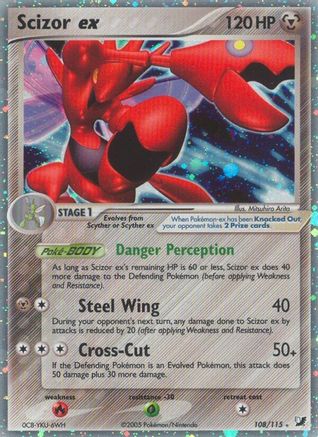 Scizor ex/115 - [Unseen Forces] Holofoil