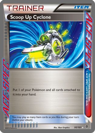 Scoop Up Cyclone (95/101) [Noir et blanc : explosion de plasma] 