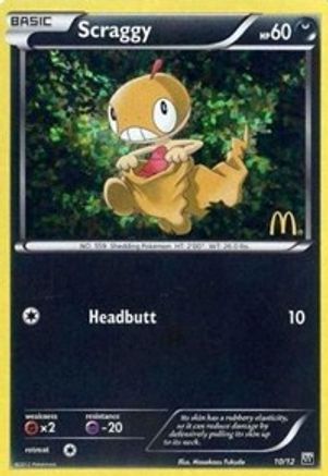 Scraggy - 10/12/12 - [McDonalds Promos 2012] Holofoil