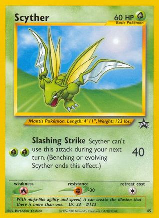 Scyther (45) [Wizards of the Coast: Black Star Promos] 