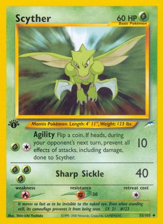 Scyther 55/105 - [Neo Destiny] 1st Edition
