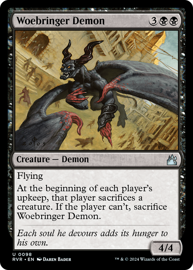 Woebringer Demon (RVR-098) - [Ravnica Remastered]