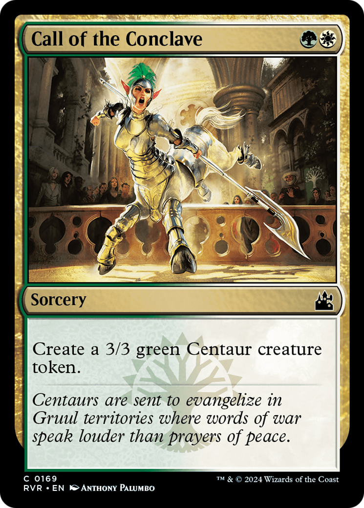 Call of the Conclave (RVR-169) - [Ravnica Remastered] Foil