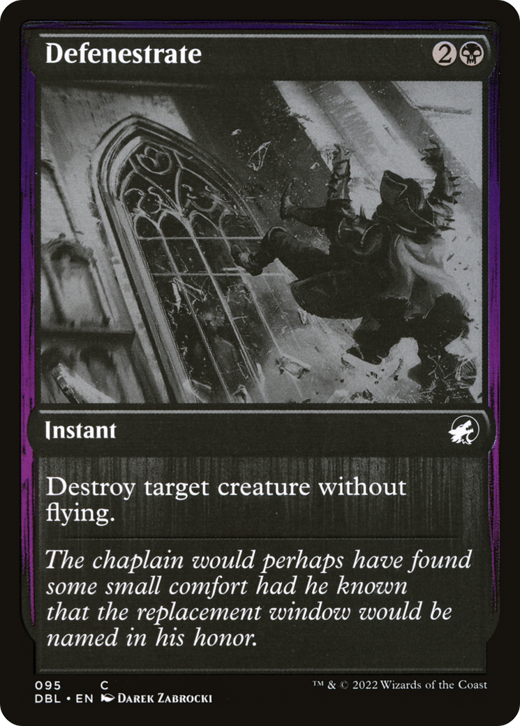 Defenestrate (DBL-095) - [Innistrad: Double Feature] Foil